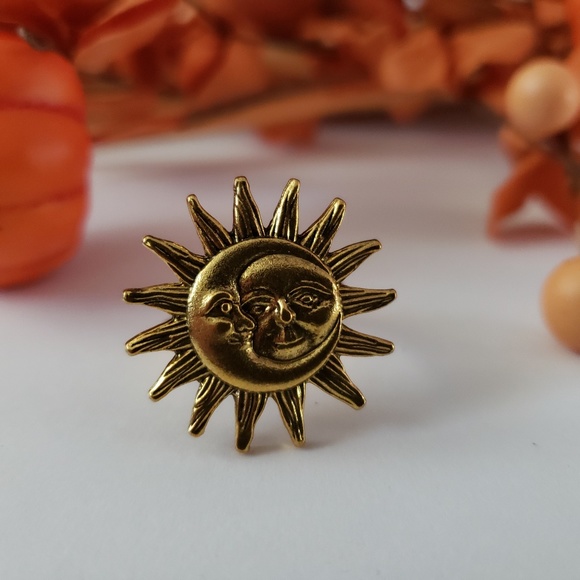 Moon/Sun Adjustable Ring - Picture 1 of 4